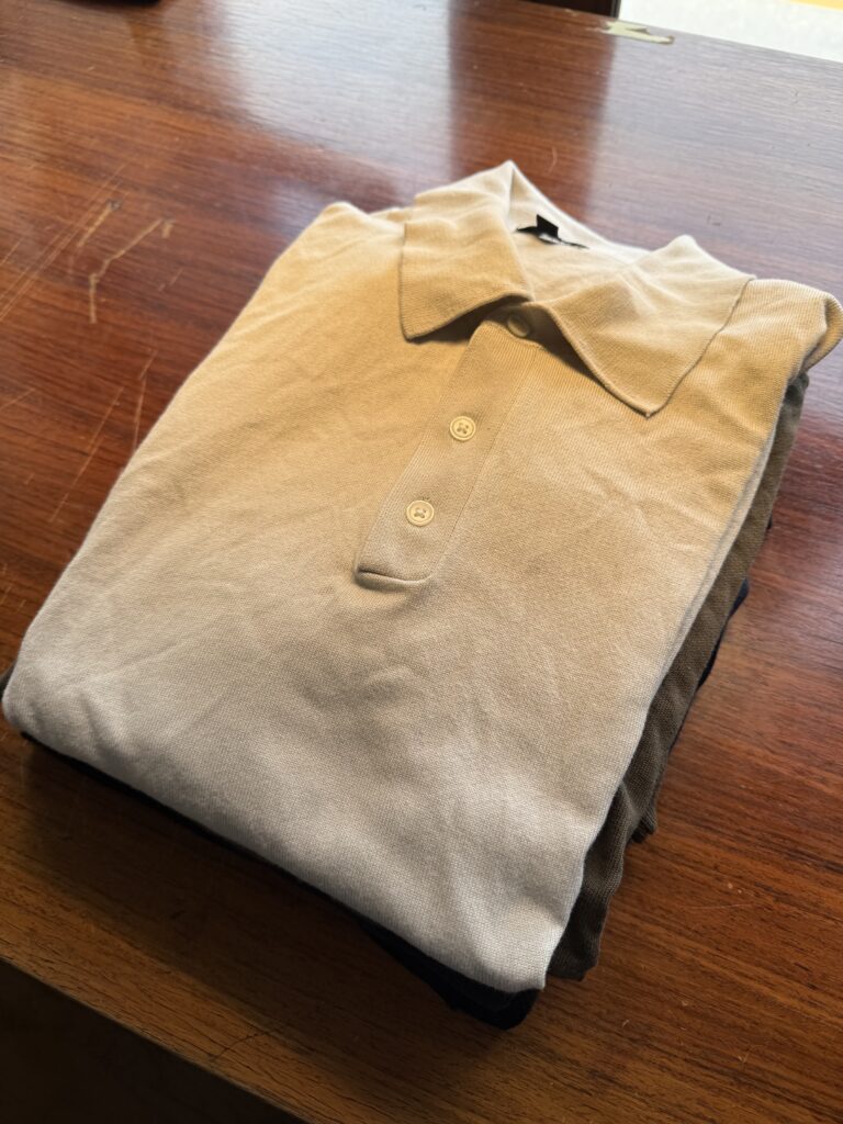 UNIQLO Washable Knitted Polo Sweater