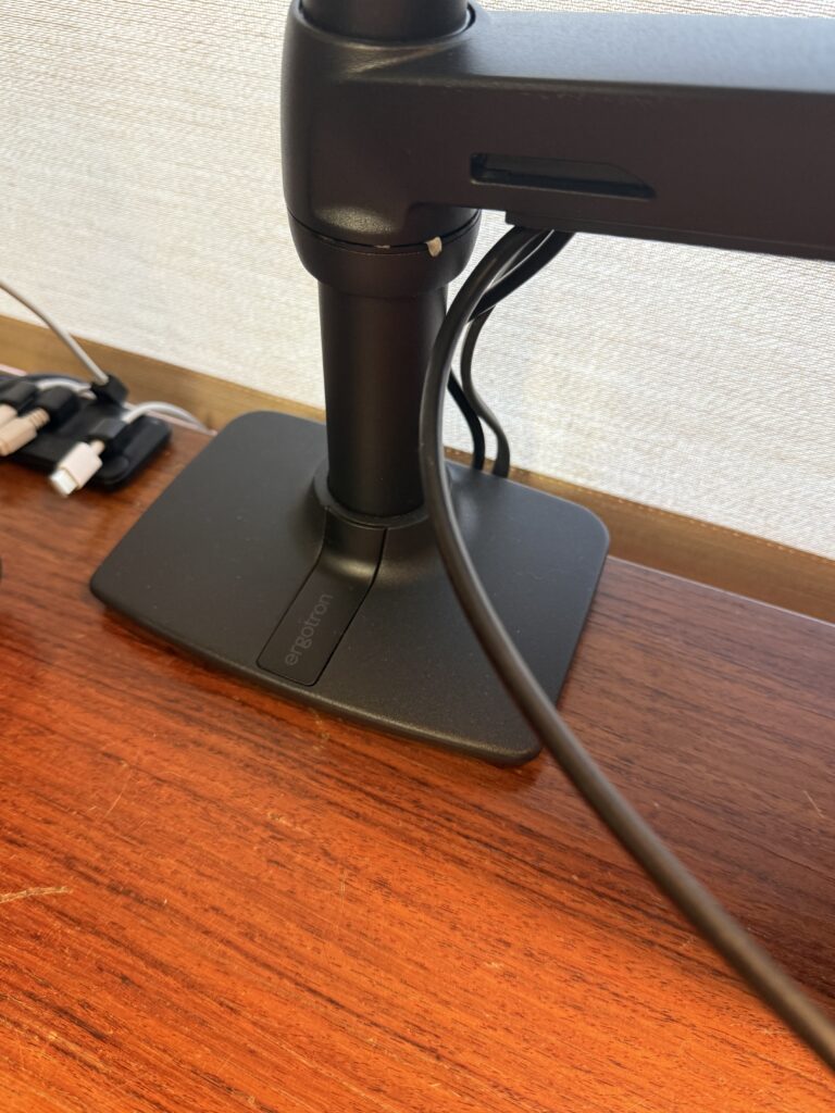 The LX requires enough desk thickness and mounting space.