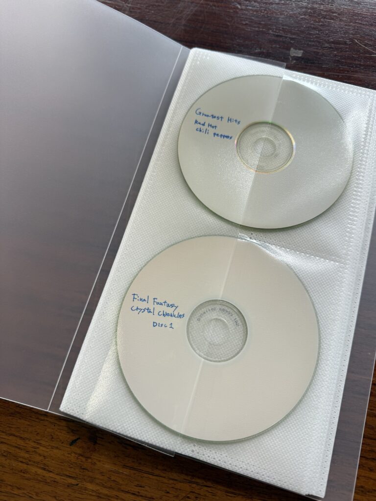 Choosing a CD from my collection instead of listening to music on YouTube