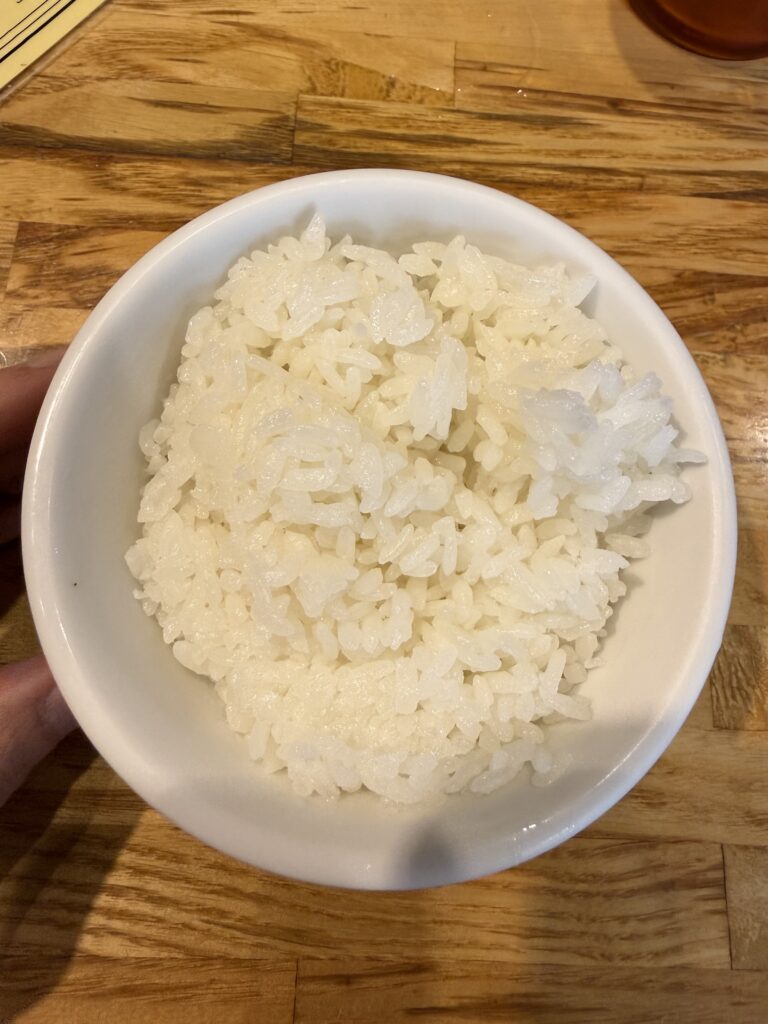 Rice and Pickles Are Part of the Experience