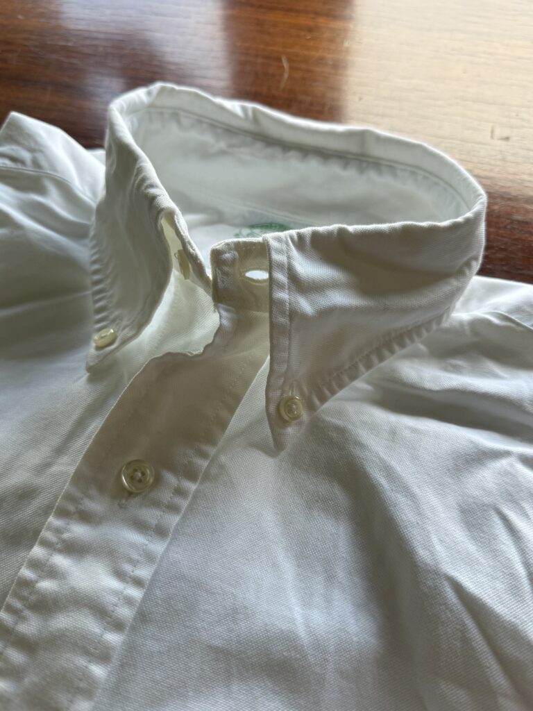 Brooks Brothers Button-Down Shirt's Beautiful Collar Roll