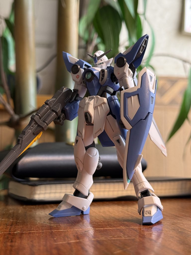 Finished Gunpla model after returning to my childhood hobby