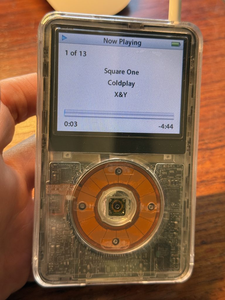 Playing music from my old CD collection on an iPod Classic