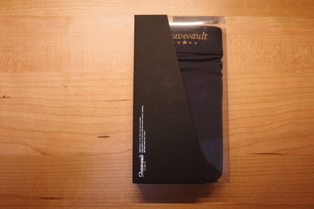 Gravevault boxer briefs in their original packaging